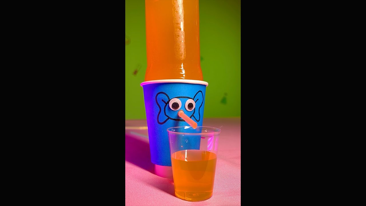 DIY Mini-Wasserspender aus einem Becher!💧 