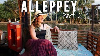 Alleppey's first solar powered house boat! Eco-Tourism in India | Tanya Khanijow in Kerala