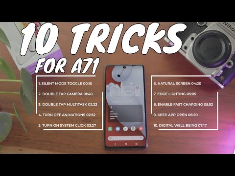 10 Cool Things To Do On Samsung Galaxy A71!!