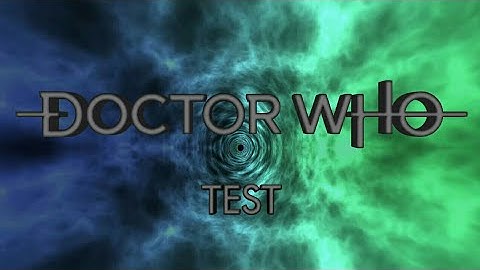 Tardis in Vortex Test