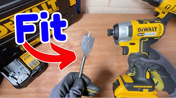 How To Fit a Spade Bit Into a DeWALT Impact Driver (Step-by-Step Guide)