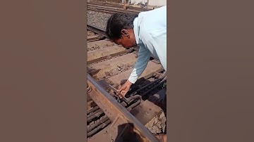 Safety obstruction test of Rail track points 🚂🏭🛠