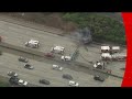 Fiery fatal crash on I-580 in Oakland shuts down eastbound lanes