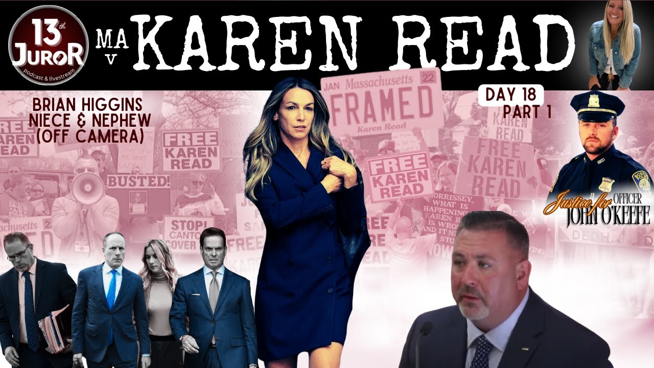 Karen Read Trial Day 18- Higgins Back on the Stand! - YouTube