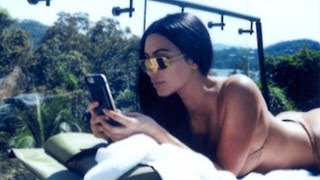 More from entertainment tonight: http://bit.ly/1xtqtvw the star shared
new shots featuring sisters khloe and kylie, too.