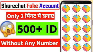 Sharechat id बनाना सीखें बिना किसी नंबर के 🥳 | Sharechat Unlimited ID Kaise Banaye 2024