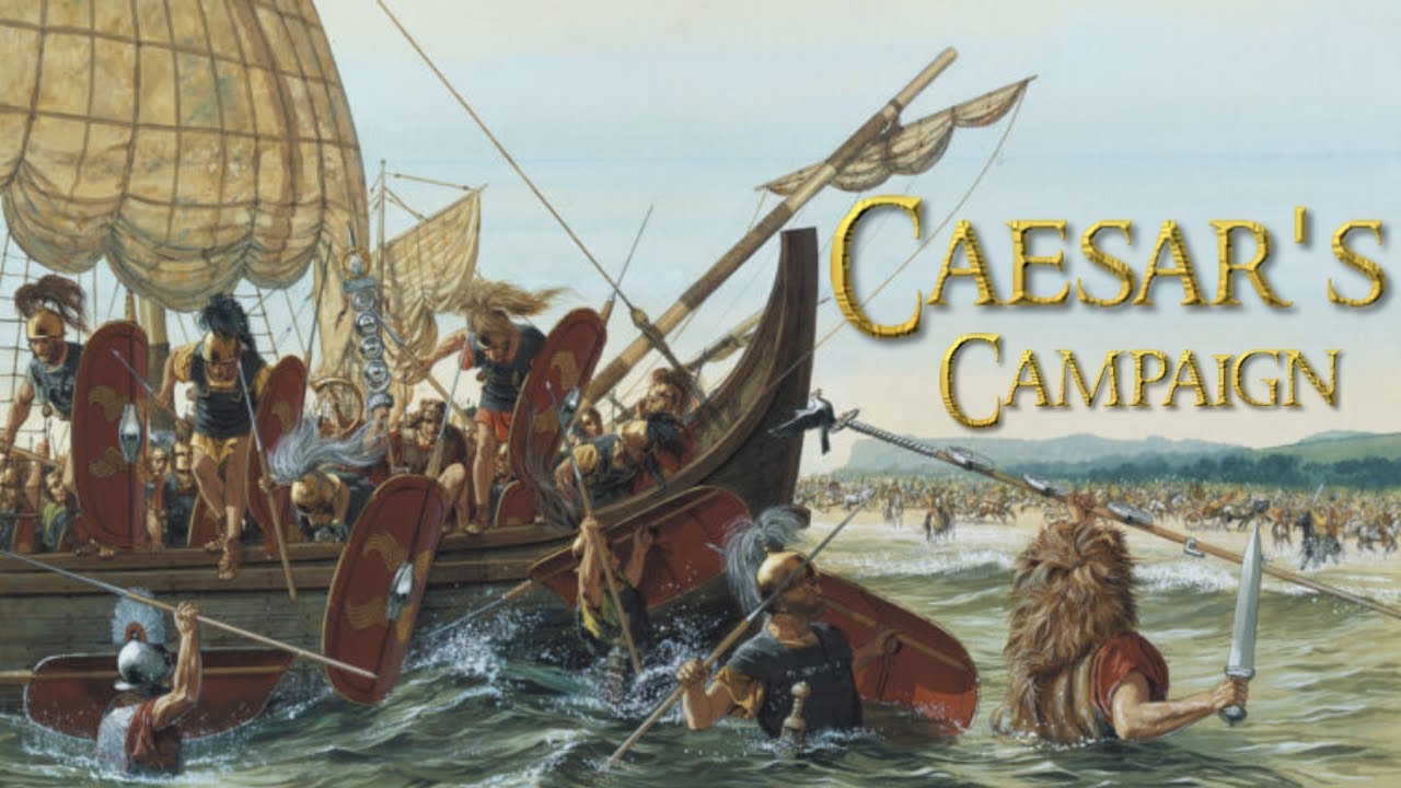 Caesar's Roman Invasion Of Britannia 55 - 54 BC - YouTube