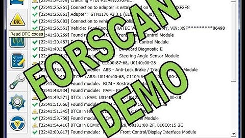 FORScan Software Demo on a Ford Ranger