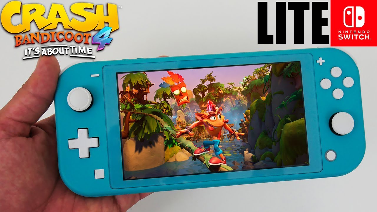 Crash Bandicoot It's Time Handheld on Nintendo Switch LITE YouTube