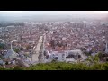 PRIZREN,KOSOVO - View from fortress on hill.