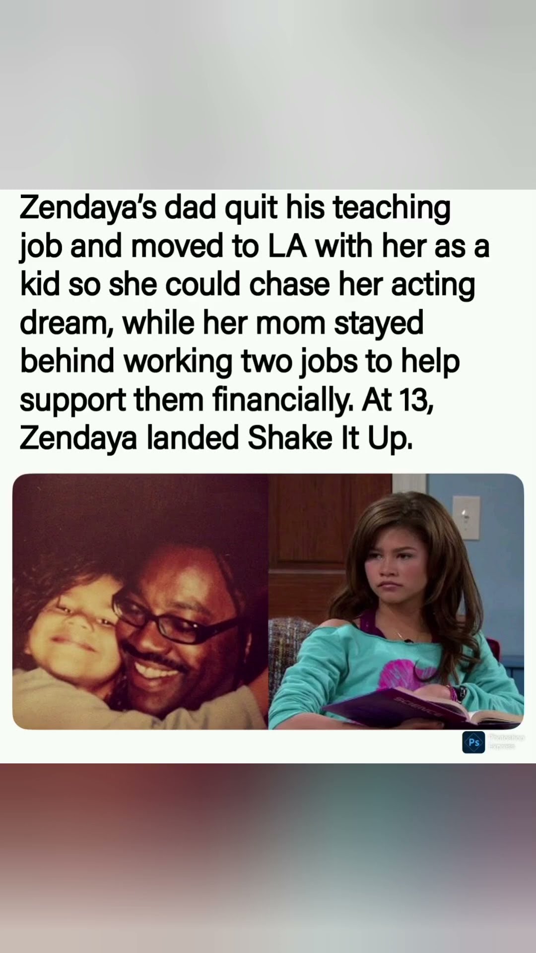 Most supportive Parent ever #zendaya #parenting #movie #shakeitup #viralstory