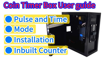 JY168 Coin Operated Timer Box User Guide Time Control Box for Power Supply