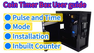 JY168 Coin Operated Timer Box User Guide Time Control Box for Power Supply