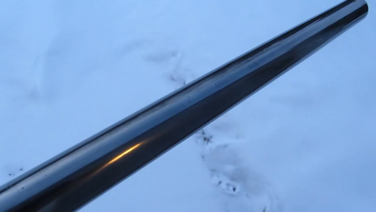Polished shotgun barrel after cold bluing YouTube