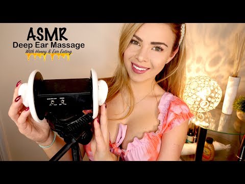 ASMR DEEP EAR MASSAGE (With Honey) - ASMR DEEP EAR MASSAGE (With Honey)