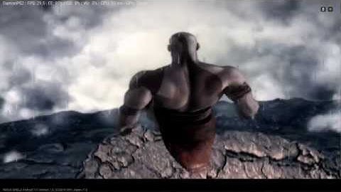 TEST DAMONPS2 GOD OF WAR SHIELD TV