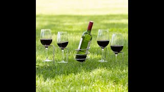 Cdaning Picnic Tools Wine Glass Holder In Set