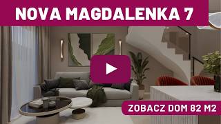 Nova Magdalenka 7 – spacer 3D po domu pod Warszawą | segmenty z ogródkiem i aranżacja wnętrz 2026