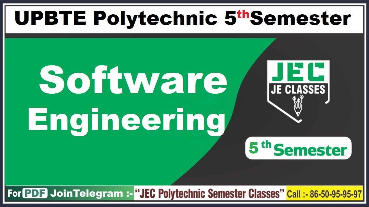 #15 UPBTE Polytechnic 5th Semester Software Engineering || computer ...