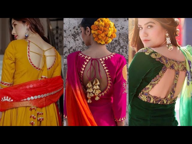 Top 99+ patiala kurti back neck design best