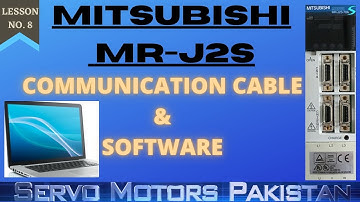 LESSON NO. 8/ HOW TO MAKE MITSUBISHI COMMUNICATION CABLE/ MITSUBISHI MR-J2S SOFTWARE/ MELSERVO WORK