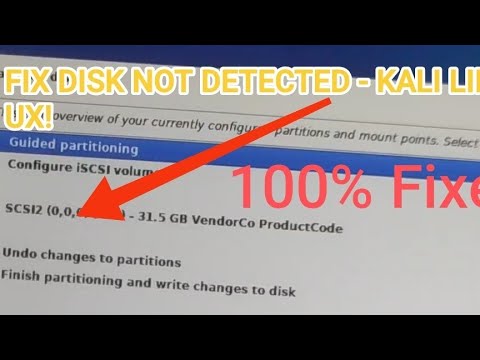 How to Fix Disk Detection Issues ON KALI LINUX - YouTube