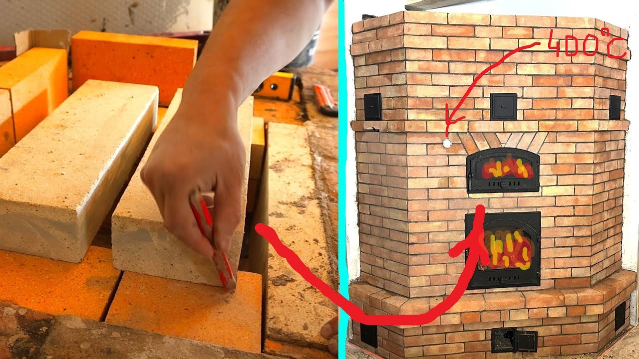 Уникальная печь, которая обогревает дом 50 часов без огня! Как сделать печь с духовкой