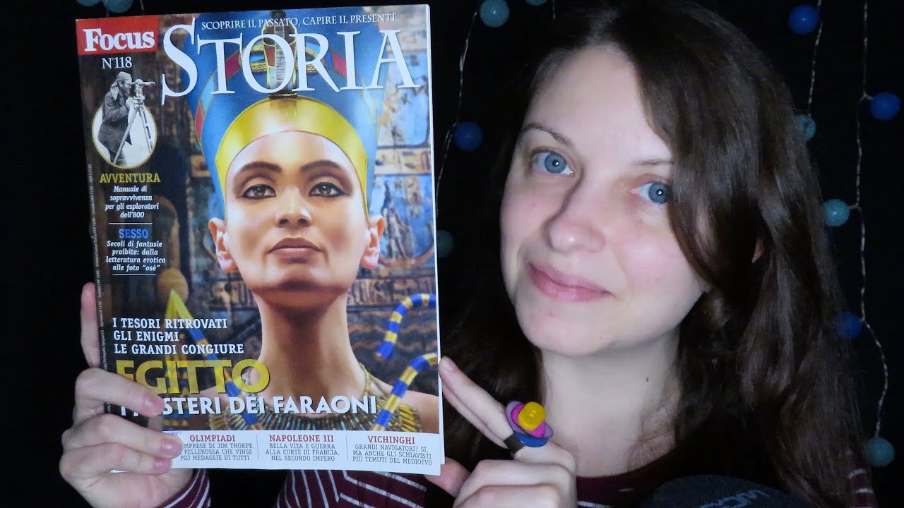 ASMR SOPORIFERO 📖  SFOGLIO UNA RIVISTA ASMR ITA