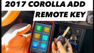 Autel km100 programming 2017 Toyota Corolla remote & clone 8a H transponder key Wealth