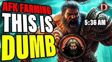 This AFK Barbarian Build is Actually INSANE! (Diablo Immortal Lazy Farm)