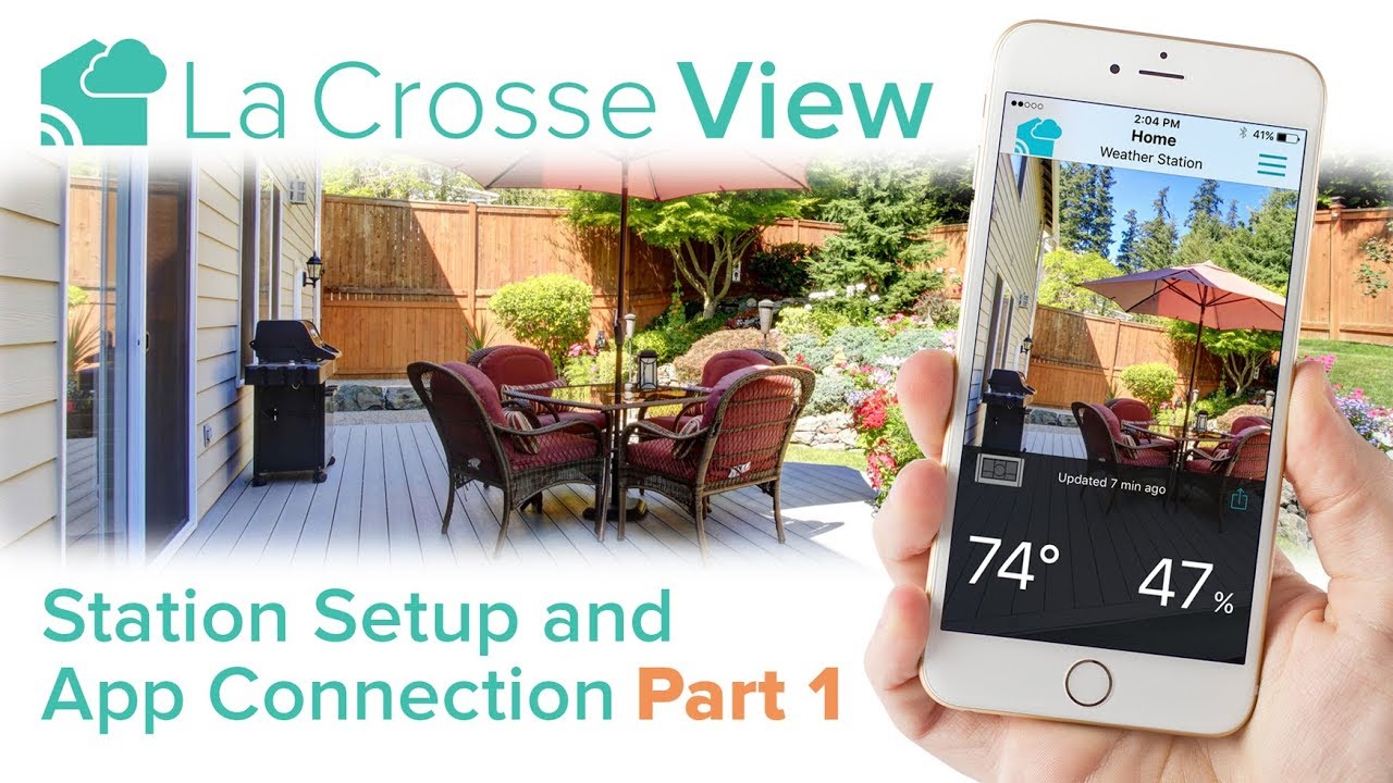 La Crosse View - Station Setup  App Connection Part 1