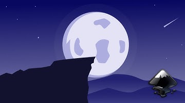 How to create a Landscape in Inkscape. Tutorial Video. Vector Drawing. Illustration.