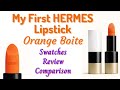 IS IT WORTH IT? My First HERMES Lipstick | Comparison w/CHANEL, Swatches, Review | Luxury Makeup