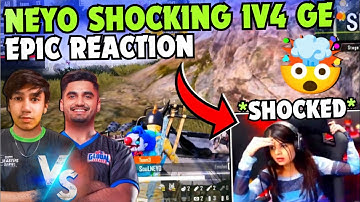 Krutika Epic Reaction on Neyo Shocking 1v4 Clutch GE 😳🚀