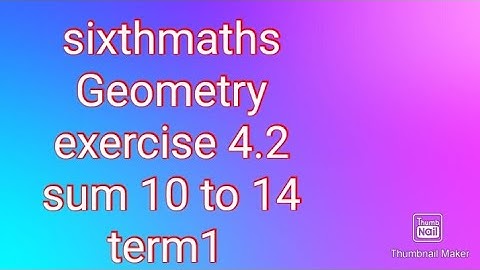 sixthmaths |term1 |exercise 4. 2 |geometry #samacheer #theensuvaikanakku