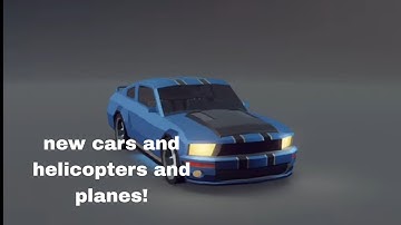 new cars and helicopters and planes! | simple sandbox 2