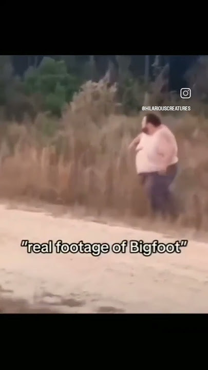 bigfoot irl😂 #memes #cjgamernba #funny #bigfoot #laugh