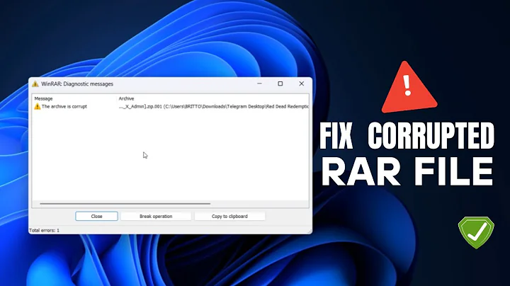 How to fix corrupted or Damaged RAR/Zip files.This archive is corrupted.Solved Full guide!!