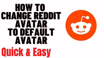 how to change reddit avatar to default avatar on reddit app