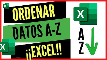 Descubre COMO ORDENAR datos en EXCEL Alfabeticamente