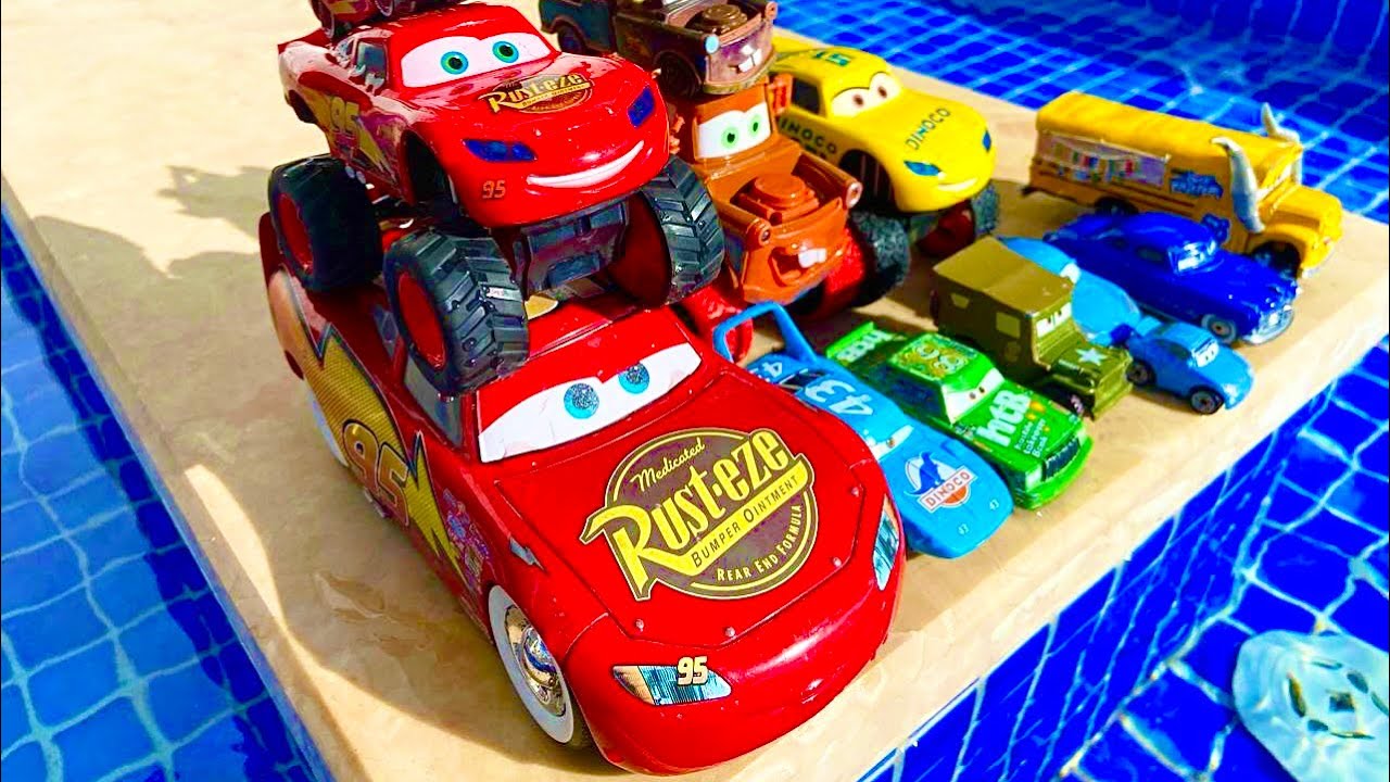 Обзор игрушек Disney Pixar Cars | Молния Маккуин, Финн Макмисл, Мак, Док Хадсон, Круз Рамирес