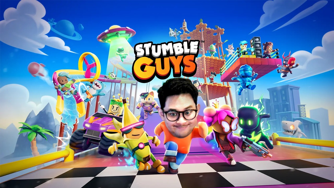 NGABUBURIT SEKALIAN PUSH RANK - Stumble Guys