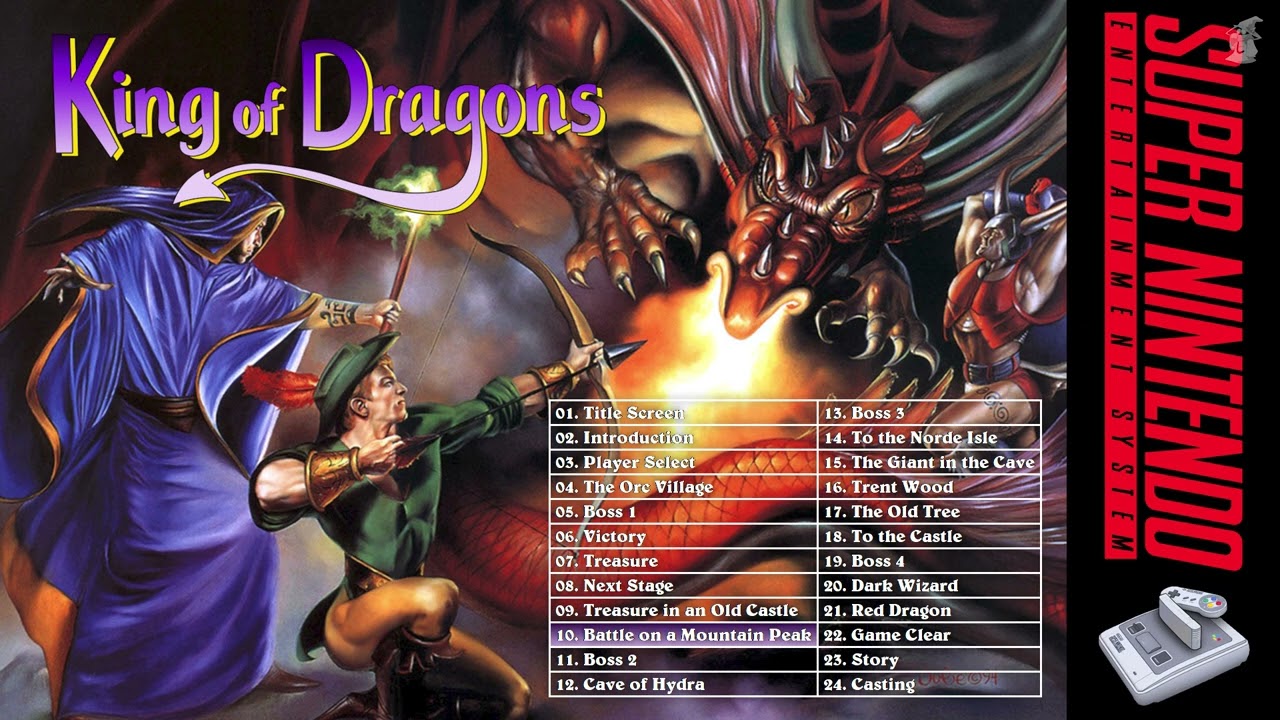 King of Dragons Soundtrack (SNES OST, 24 Tracks) - YouTube