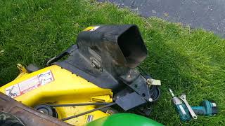 Deere Powerflow 50 new belt/bearings trial run