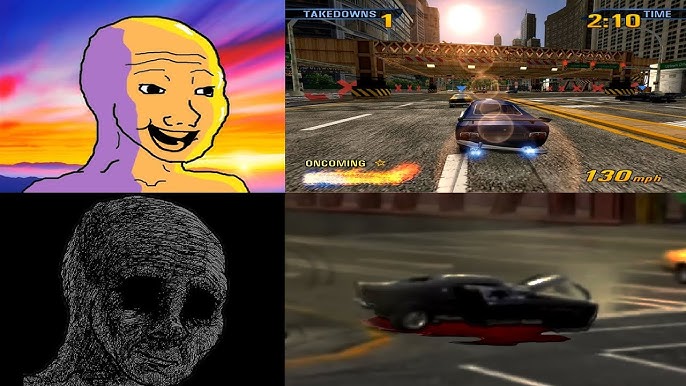 Para Sempre PS2: Aumente o volume e pise fundo com Burnout 3: Takedown -  Arkade