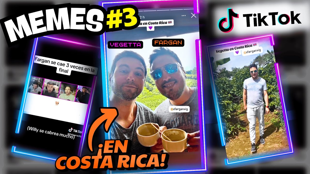 FARGAN y VEGETTA en COSTA RICA! Los MEJORES TIKTOKS de FARGAN 🤣 | Recopilación #3