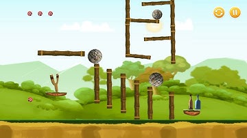 knock down bottles forest world level 39