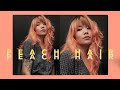 DYEING MY HAIR PEACH / ORANGE // at-home diy