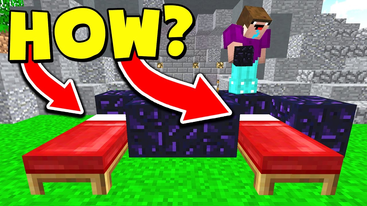 unspeakablegaming fortnite THIS CAN'T BE REAL... (Minecraft BED WARS Trolling)