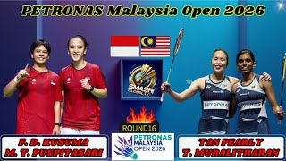 Download Lagu Kusuma / Puspitasari vs Tan / Thinaah | R16 | Malaysia Open 2026 MP3
